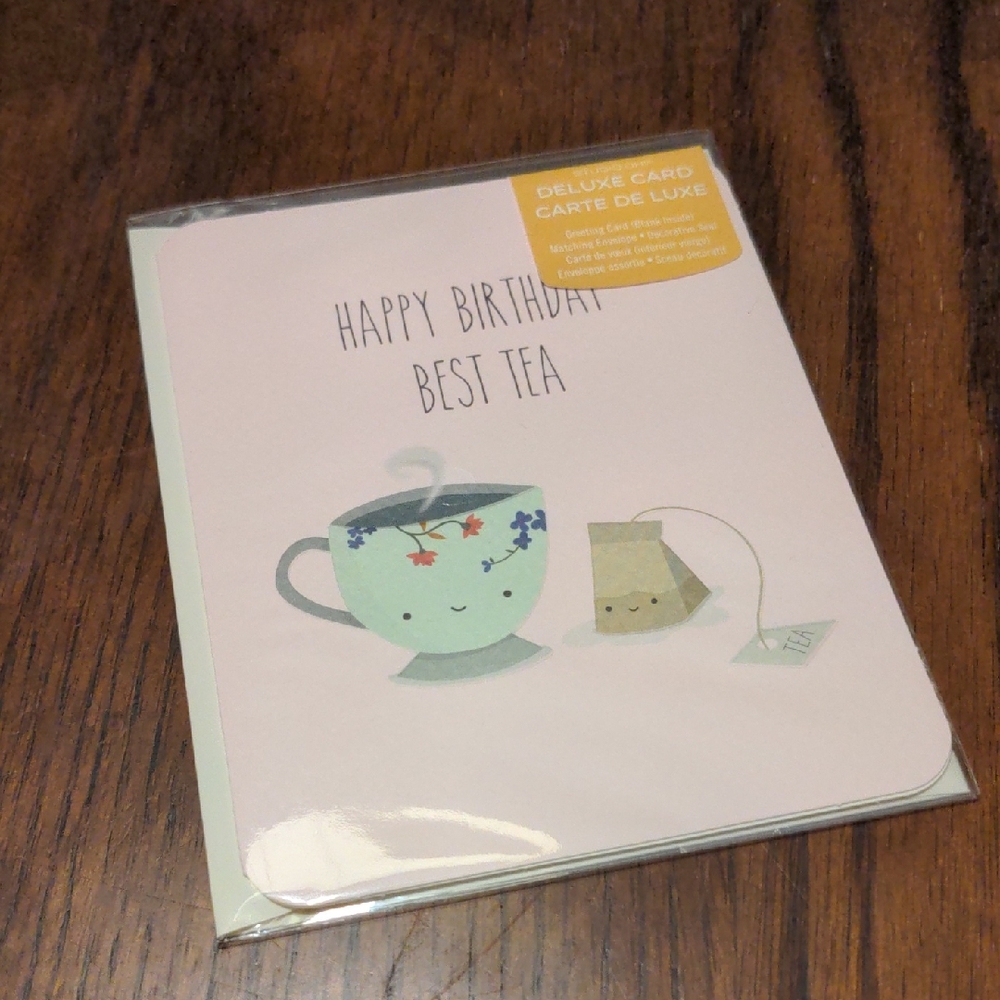 *Free With Purchase* New With Tags Birthday Card Blank Inside